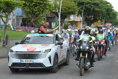 Étape 9, Pointe-à-Pitre — Saint-Claude : sur le podium.