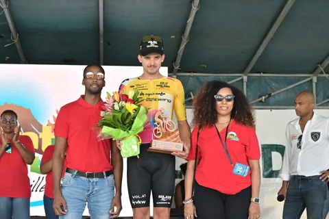 Étape 9, Pointe-à-Pitre — Saint-Claude : sur le podium.