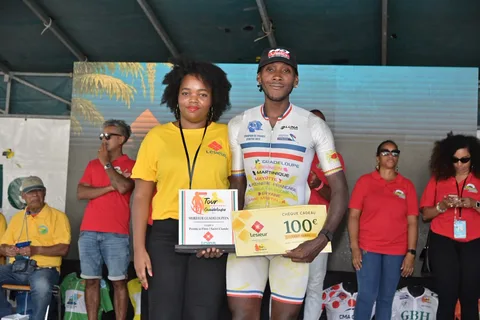 Étape 9, Pointe-à-Pitre — Saint-Claude : sur le podium.